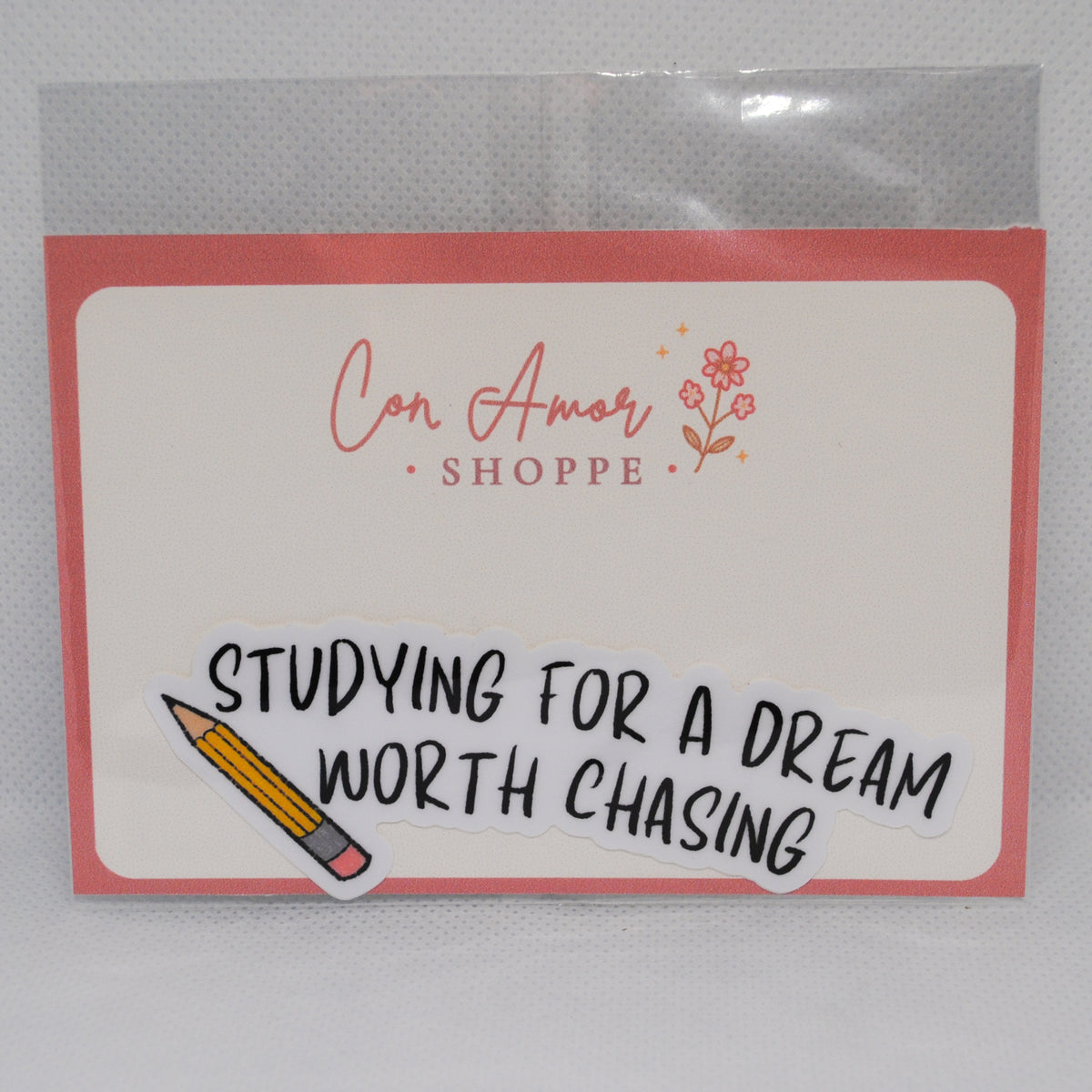 Dreaming & Studying Sticker