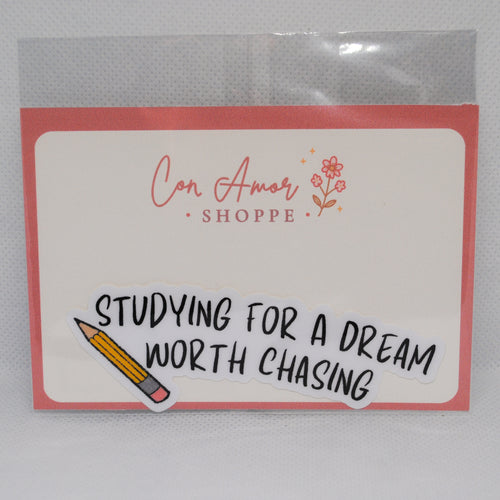 Dreaming & Studying Sticker